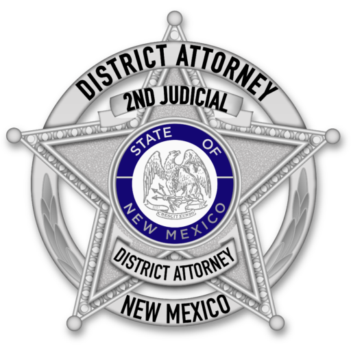 The logo for our office, a sheriffs badge.